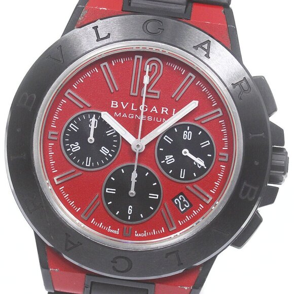 BVLGARI Diagono Magnesium DG42SMCCH Chronograph Automatic Men's Watch_791655 - Picture 2 of 8